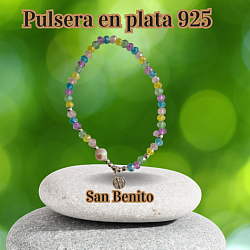 Pulsera de plata 925 San Benito